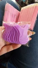 10 P/Pack reutilizables de plástico de cepillo de pestañas limpio Y forma injertado las pestañas cepillos mujeres maquillaje pincel para Mascara herramientas envío gratis