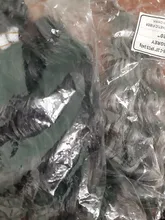 FASHION IDOL-Mechones con cierre, extensiones de cabello sintético rubio, degradado, de plata, gris, de moda, onda de agua, fibra, 20 pulgadas, 9 uds. por paquete