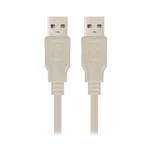 Кабель USB 2,0 NANOCABLE 10.01.0303 бежевый(2 м