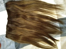 VeSunny-máquina de extensiones de cabello humano Remy, 100% de cabello humano auténtico Rubio Invisible, con 2 Clips, Halo