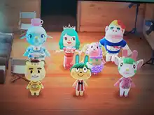 Sanrioed-Juego de tarjetas de S1-S6 completo, lote de 6 tarjetas de Animal Crossing Sanrioed Amxxbo, Ntag215 Tag, NFC, para NS Switch de felpa