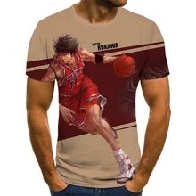

Cross-border 3D T-shirt Basketball Boy Anime Same Style Trend Men And Women