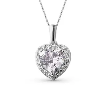 

Silver Pendant with cubic zirconia sunlight sample 925