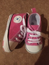 Zapatillas deportivas de lona para bebés, zapatos para recién nacidos, de primeros pasos, antideslizantes de suela blanda