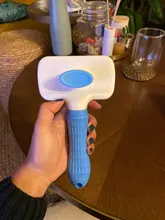 Slicker Brush Removes Grooming Comb Massage-Particles Dog Loose-Hair Self-Cleaning Circulation