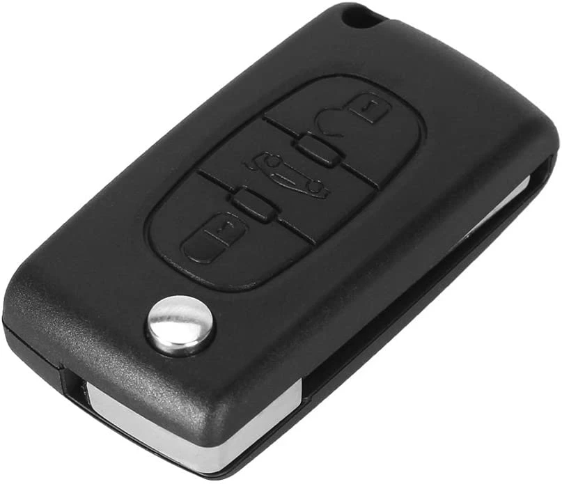 P13 Carcasa llave para Peugeot 207 307 308 407 308SW 207CC 308CC 307CC RCZ | botones | Hoja con ranura | Mando distancia con ranura para pilas| | - AliExpress