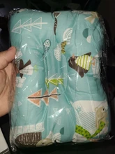 Enfermería almohada para bebé recién nacido dormir apoyo cóncavo de dibujos animados almohada impreso forma cojín previene la cabeza plana