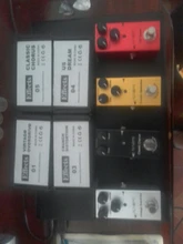 Pedal de efecto de guitarra Mini, DC 9V, con Control de intensidad