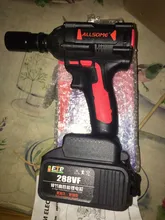 Brushless Impact Wrench Charger-Sleeve Power-Tool Li-Ion-Battery 600NM Allsome 288vf