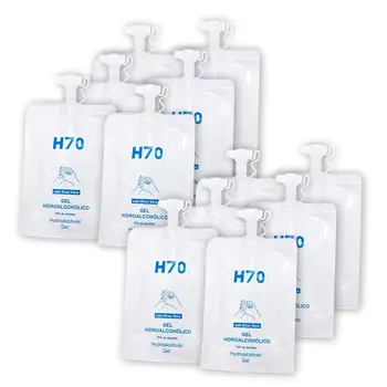 

Hydrogel 12 Eco envelopes 30 ml. Unrinse H70 Hydrating Hand Sanitizer