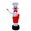 Inflatable Tube Guy Fast Food Restaurant Decoration Chef Balloon Outdoor  Advertising  Air Dancer Sky Tubeman Waving With Blower 1