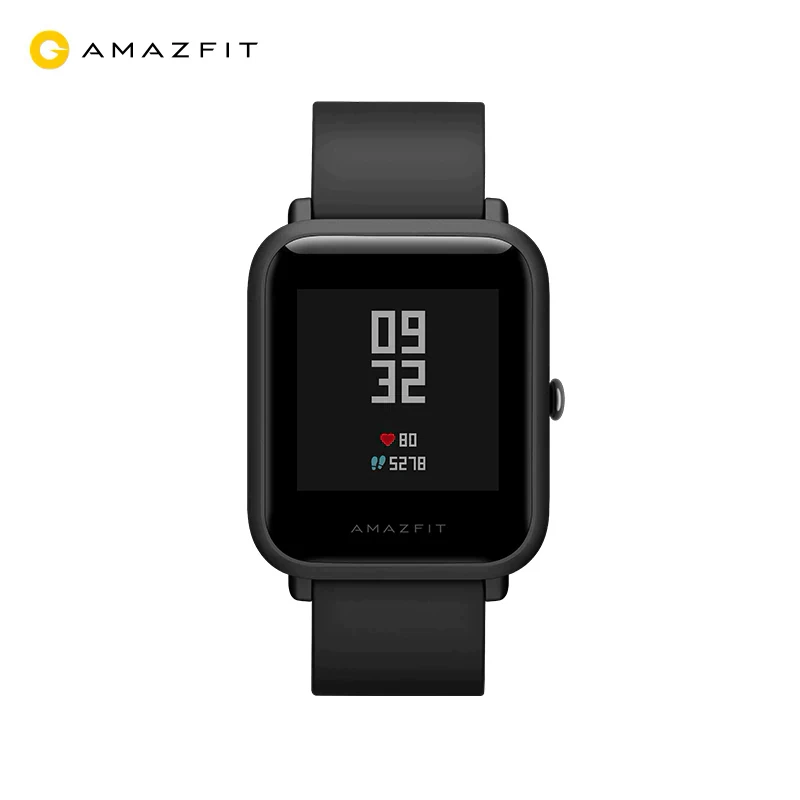 Смарт-часы Xiaomi Amazfit Bip(GPS, 45 дней без подзарядки), белый и черный ремешки с поддержкой русского языка. Официальная гарантия 1 год, от 2 дней