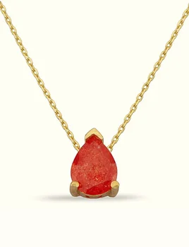 

Colorful multi-Stone Gold Necklace 02-350-K1247