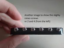 6 String Fixed Electric Guitar Bridge Black