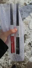 Wooden Chopsticks Cherry Tableware Long Vanzlife No-Slip Pointed Creative
