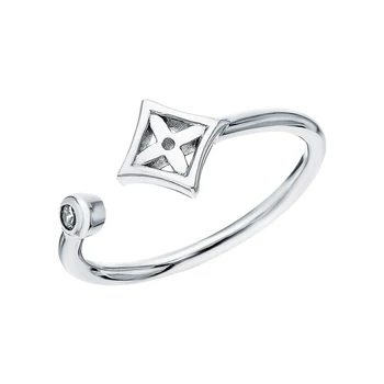 

Silver ring with cubic zirconia sunlight sample 925