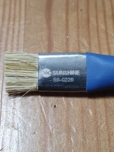 SUNSHINE-cepillo seguro para SS-022B, cepillo de limpieza antiestático para placas base PCB, Kit de herramientas de reparación de teléfonos móviles, doble cabezal