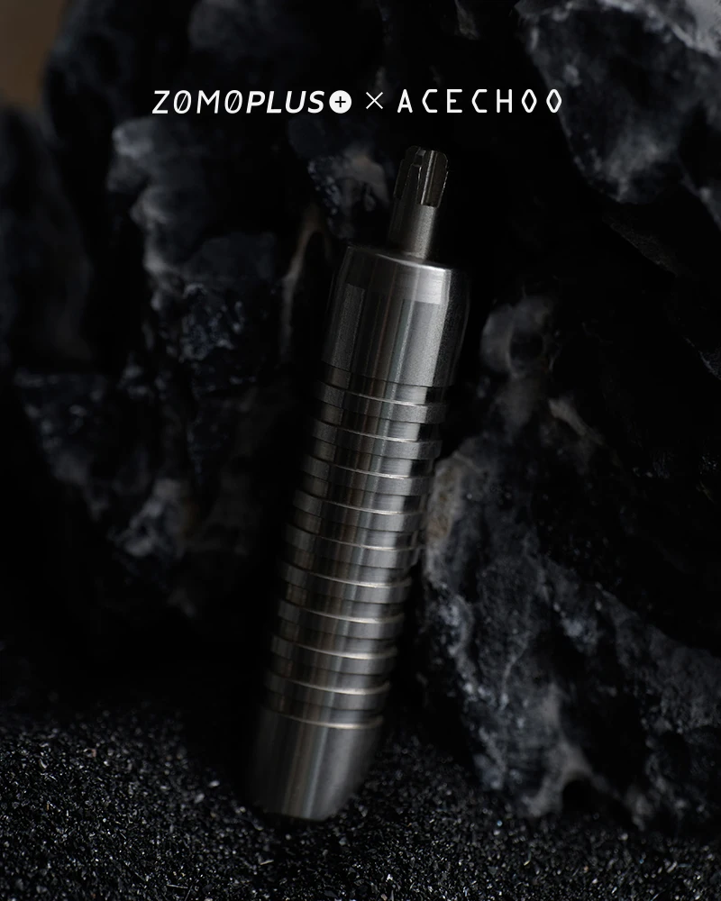 Zomoplus x acecho em aço inoxidável ajustador de tampão artesanal de metal