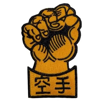 

3.75'' Karate Kid 2 Suit Chozen Toguchi Replica Fist Embroidered Patch Miyagi Enemy