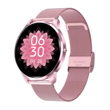 Montre connectée pour hommes et femmes, étanche IP68, écran tactile, moniteur de fréquence cardiaque, de calories, d'activité physique 