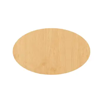 

Oval Laser Cut Out Wood Shape Craft Supply - Unfinished