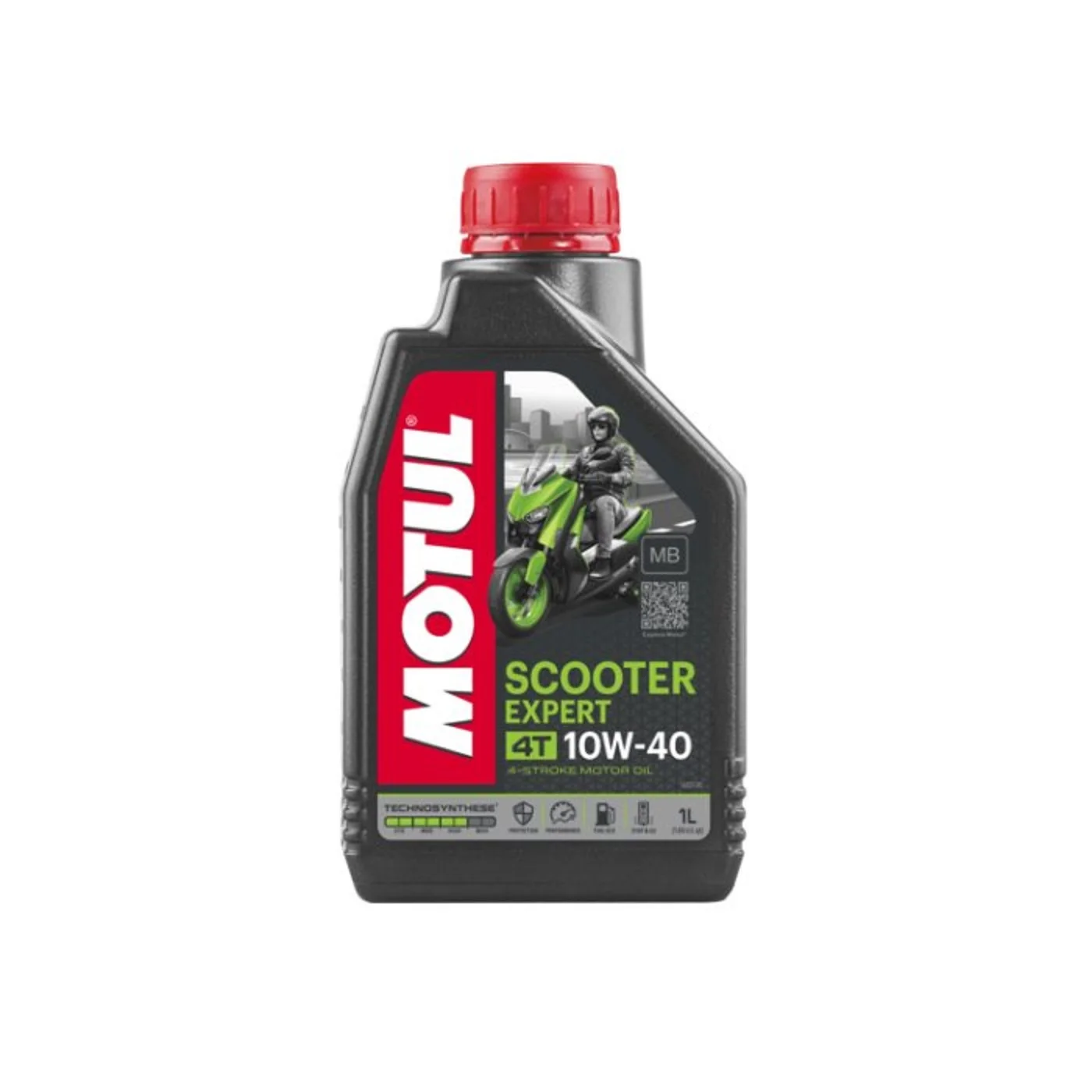 Motul 105935-Olio Motore Per Moto Scooter Expert 4T 10W40 Mb 1L Lubrificante Tecnosynquesti Jaso Mb