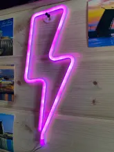 Wall-Lamp Art-Decorative-Lights Neon-Sign Holiday-Lighting LED Plastic Xmas-Party Baby