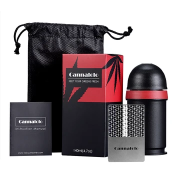 

Herb Stash Jar Airtight With Hemp Grinder Card Smell Proof Container Bottle Pots Portable Travel Box Taiwan