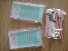 NATUHANA-pestañas postizas 2D 3D 4D 5D 6D, tallo corto, prefabricadas, volumen ruso, plumas de visón falso, extensiones de pestañas prefabricadas, maquillaje Cilios