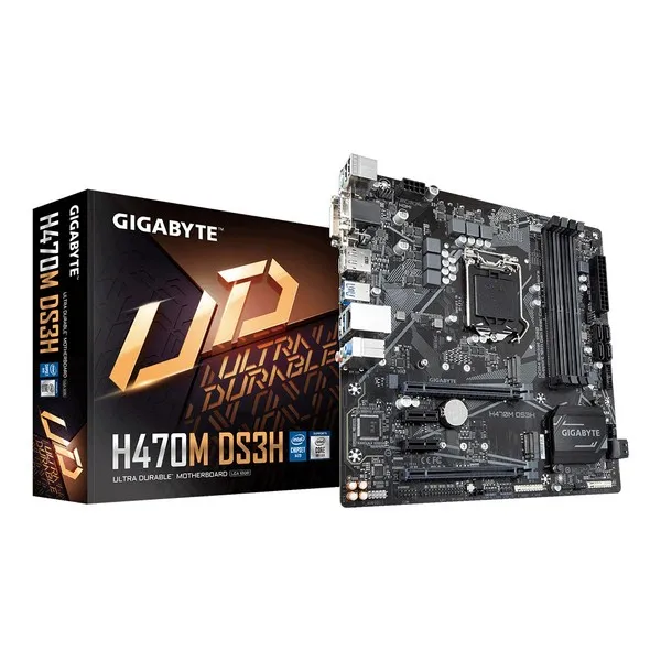 Игровой материнской платы Gigabyte H410M DS3H mATX DDR4 LGA1200 | Компьютеры и офис