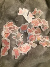 45 unids/pack de Fox zorro lindo y Hojas de arce de la etiqueta engomada de papel artesanías adhesivas palo etiqueta de la computadora portátil DIY decoración niños regalo de papelería