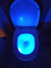 Toilet-Light Seat Night-Lamp Motion-Sensor Goodland LED Bathroom Backlight 8-Colors Children