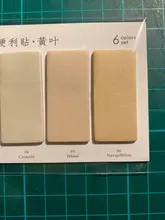 Juego de 6 colores bonitos, novedad, notas recordatorias adhesivas, pegatinas de índice, marcador de página, pegatina de bandera, suministros de papelería de oficina escolar