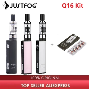 

Original Justfog Q16 Starter Kit w/ 1.9ml Justfog Q16 Tank & 900mAh Battery 8 Level Variable Voltage Justfog Vape Kit Vs MINIFIT