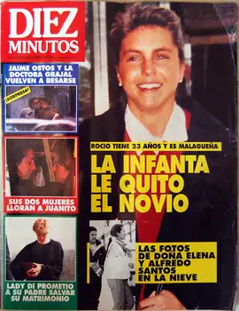 

Magazine Ten Minutes N ° 2121 of 1992. The infanta Elena of Bourbon, Jaime Cost Lady Di