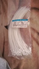 Strap Cable-Tie Wraps Plastic Self-Locking Nylon 100pcs Fastening-Ring 3X200 5x300 3--100