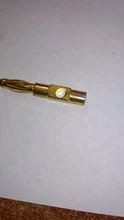 Connectors Plugs Cable-Wire Musical-Speaker Gold-Plated Pure-Copper 4mm Pin 4pcs New