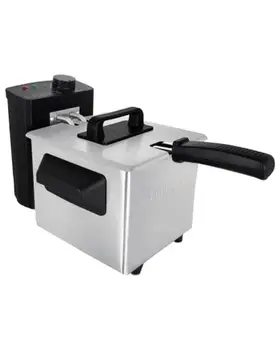 

Compact fryer ORBEGOZO FDR 18 - 1000W - 1.5 litres-adjustable thermostat-removable cover-steel body STAINLESS