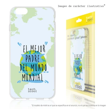 

FunnyTech®Silicone Case for IPhone 7 Plus/7 Plus L Phrase "World's Greatest Dad" Vers.1