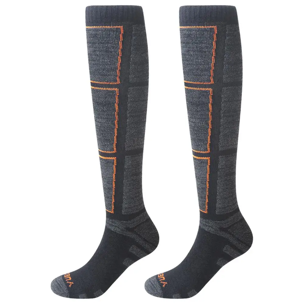 Socks Warm Knee-Ski YUEDGE Sports Winter Skiing Breathable Thick Cotton Cushion No Men