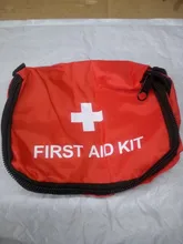 Estuche para botiquín de primeros auxilios, 0,7 L, PVC rojo, para exteriores, Camping, supervivencia en emergencia, bolsa vacía, bolsa de almacenamiento impermeable para medicamentos, 11*15,5*5cm