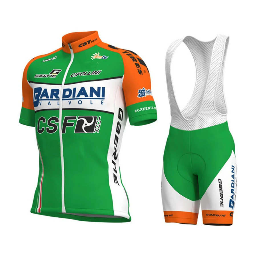 Армейский зеленый Новинка года! Мужская летняя одежда для велоспорта bardiani csf, Джерси pro team, комплект completini ciclismo, одежда для велоспорта, гелевые Шорты ropa de hombre - Цвет: Армейский зеленый
