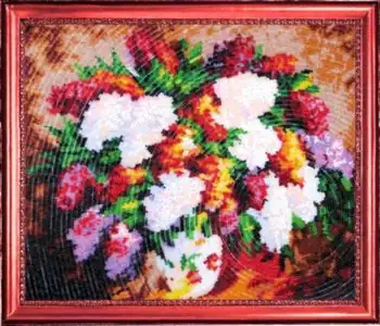 

Set for embroidery butterfly art. 226 Lilac Bouquet