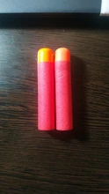 Dardos de Rifle de francotirador rojo, balas de espuma de repuesto, balas de cabeza de agujero grande para n-strike Mega Series, 30 Uds., 9,5 cm