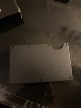 Gemeer-tarjetero de fibra de carbono anti RFID para hombre, Billetera de Metal sin escanear, tarjetero Masculino