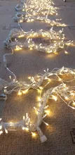Curtain-Lights Led Icicle Christmas-Street-Garland Home-Decortion Garden Outdoor Party