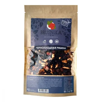 

Fruit Tea brusnika tea "black fruit Rowan", 100 gr