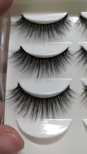 Fake Eyelashes Makeup Daily Natural Thick HBZGTLAD 5-Pairs Handmade 3D
