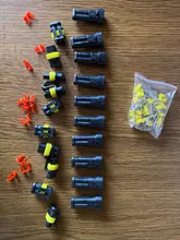 Promotion! 10 Kit 2 Pin Way Waterproof Electrical Wire Connector Plug