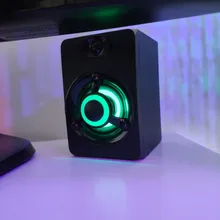 Altavoces de combinación para ordenador barra de sonido envolvente para PC y TV 2021 LED AUX USB con cable inalámbrico Bluetooth sistema de Audio para cine en casa altavoces bluetooth parlante altavoz home theater